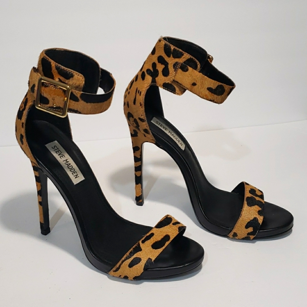 Animal print heels